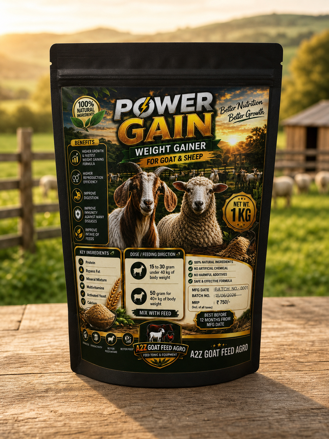 Power Gain Weight Gainer - पावर गेन वेट गेनर
